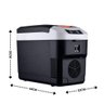 GELADEIRA PORTATIL 10 LITROS REFRIGERADOR AQUECEDOR MINI COOLER 10L GIGANTE RESFRIA FRIGOBAR 2 EM 1  - 6