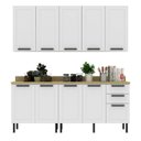 Ver imagem 4 de Armário de Cozinha Modulada Completa 6 Peças 100% Mdf Phoenix Móvel na Caixa