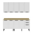 Ver imagem 6 de Armário de Cozinha Modulada Completa 6 Peças 100% Mdf Phoenix Móvel na Caixa