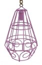 Ver imagem 3 de Luminária Aramado de Ferro para Sala de Jantar Moderna Simples - Rosa