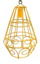 Ver imagem 3 de Luminária Aramado de Ferro para Sala de Jantar Moderna Simples - Amarelo