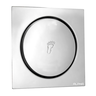 Ralo Click Inteligente P/ Banheiro Quadrado 10 Cm Inox Cromo:Cromado - 2