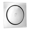 Ver imagem 2 de Ralo Click Inteligente P/ Banheiro Quadrado 10 Cm Inox Cromo:Cromado