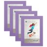 Kit 4 Molduras Porta Retrato 10X15 Lilás - 1