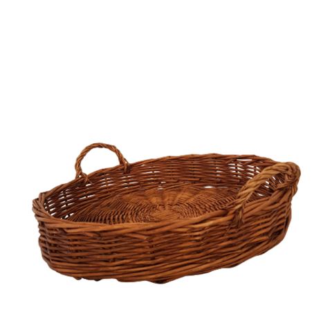 Cesto em Vime Natural com Alças