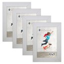 Ver imagem 1 de Kit 4 Molduras Porta Retrato 10X15 Branco