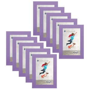 Kit 10 Molduras Porta Retrato 10X15 Lilás
