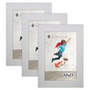 Ver imagem 1 de Kit 3 Molduras Porta Retrato 10X15 Branco