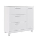 Ver imagem 5 de Jogo de Quarto Infantil Jujuba Guarda Roupa e Cômoda Branco - Permóbili Baby