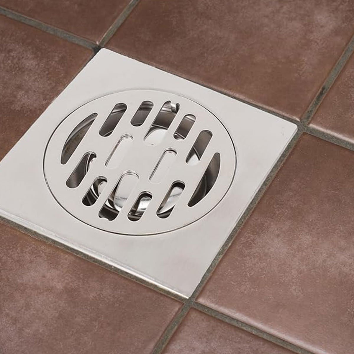 Ralo Aço Inox 10x10 Banheiro Lavabo Seguro Resistente Higienico Landeria Quintal - 3
