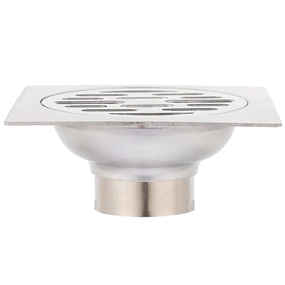 Ralo Aço Inox 10x10 Banheiro Lavabo Seguro Resistente Higienico Landeria Quintal - 10