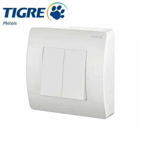 Acabamento para Válvula de Descarga Branco Flux Tigre - 1