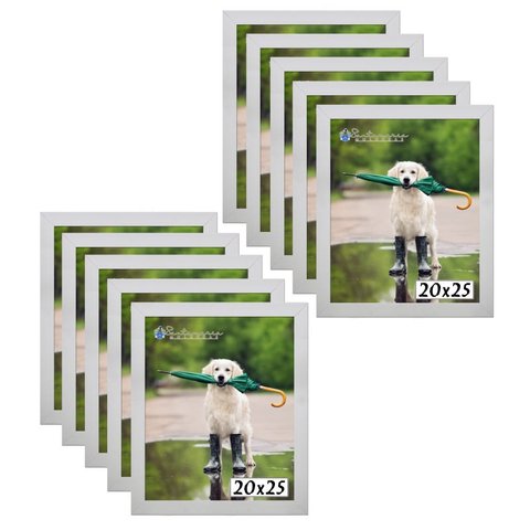 Kit 10 Porta Retrato Molduras 20x25 Branco