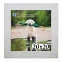 Ver imagem 2 de Kit 6 Porta Retrado Molduras 20x20 Branco