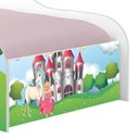 Ver imagem 3 de Cama Solteiro Infantil com Colchão Princesa Encantada MDF Branco Casah