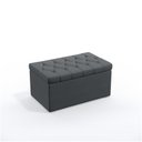 Ver imagem 3 de Kit Cabeceira Decorativa Para Cama Box Pegasus e Calçadeira Sagitarius 90 Para Cama de Solteiro Sued