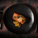 Ver imagem 2 de Prato Raso em Cerâmica Preto Matte 26cm Porto Brasil