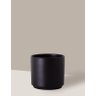 Vaso Cachepô de Cerâmica para Plantas Preto PEQ - 2