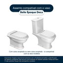 Ver imagem 3 de Tampa de Vaso Decorada Belle Epoque Branco para Bacia Deca