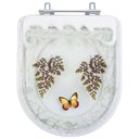 Ver imagem 1 de Tampa de Vaso Decorada Belle Epoque Branco para Bacia Deca