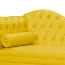 Ver imagem 2 de Divã Moderno Larissa Lado Direito Corino Cores - S.A Móveis DS Móveis Recamier Larissa Amarelo