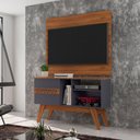 Ver imagem 2 de Rack Com Painel para Tv até 42 Polegadas Smart Cali Matte Grafite Frade