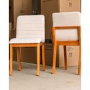 Ver imagem 2 de Cadeiras para Mesa de Jantar Estofada - Petra - Art Salas