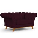 Ver imagem 1 de Sofá 2 Lugares Império 150 Cm Veludo Roxo Grape C-292