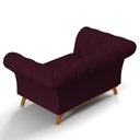 Ver imagem 3 de Sofá 2 Lugares Império 150 Cm Veludo Roxo Grape C-292