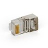 Conector PLUG Modular RJ-45 Cabo de Rede CAT5 8X8 Blindado - 2