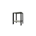 Ver imagem 3 de Mesa de Cabeceira Mesa de Apoio Mesa Auxiliar Mesa Lateral Preto e Cinza