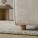 Ver mais imagens de Sofá Modular 2 Lugares Block 148 cm Pes Madeira Linho Tcs 701 Moll
