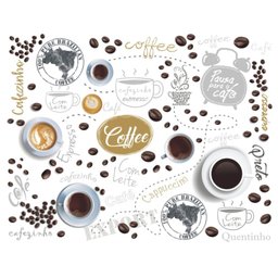 Papel De Parede Café Cozinha Lavável Gg Cafe Cafeteria M103 - 2