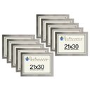 Ver imagem 1 de Kit 10 Molduras Porta Diploma Certificado A4 21x30 Prateado