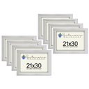 Ver imagem 1 de Kit 8 Molduras Porta Diploma Certificado A4 21x30 Branco