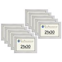 Ver imagem 1 de Kit 10 Molduras Porta Diploma Certificado A4 21x30 Branco