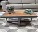 Ver imagem 3 de Mesa de Centro Retangular Paris Industrial Prata com Mdf
