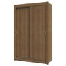 Guarda-roupa Solteiro 2 Portas de Correr Rustic Milano Madesa - 3