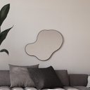 Ver imagem 1 de Painel Espelhado Orgânico Decorativo Nature Es17 Preto - Dalla Costa