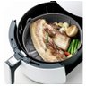 Forma Silicone Redonda Cinza para Airfryer 20cm - Wellmix - 3