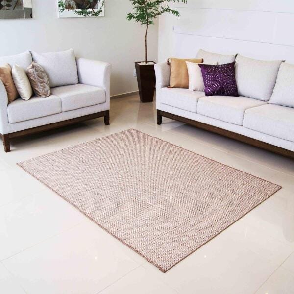 Tapete Artesanal Look Lírio Da Paz Rayza 64cmx2,30M - 1