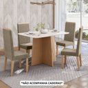Ver imagem 2 de Mesa para Sala de Jantar 120cm x 90cm Isa Amarelo/Mel/Off White