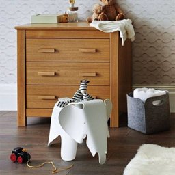 Banco Elefante Eames - Branco - 5