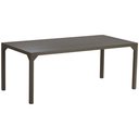 Ver imagem 1 de Mesa Retangular Haiti Tampo Ripado em Alumínio para Cozinha, Edícula, Área Trama Original