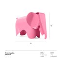 Ver imagem 6 de Banco Elefante Eames - Rosa