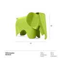 Ver imagem 6 de Banco Elefante Eames - Verde