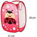 Ver imagem 2 de Cesto Organizador Telado Multiuso para Roupas Sujas, Brinquedos, Quarto e Lavanderia