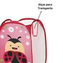 Ver imagem 3 de Cesto Organizador Telado Multiuso para Roupas Sujas, Brinquedos, Quarto e Lavanderia