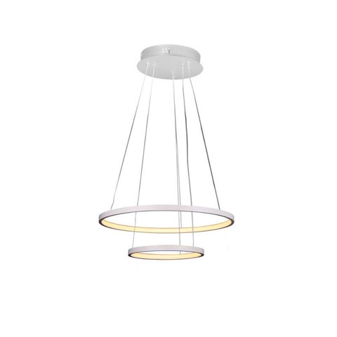 Pendente de Led em metal cabo ajustável de 150cm branco Quality