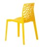 Kit 4 Cadeiras Gruvyer - Polipropileno - Amarelo - 3